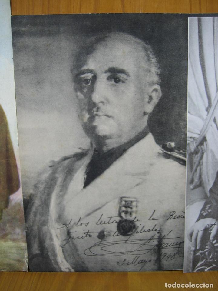 Carteles Guerra Civil: Cartelito estampas de Franco - Foto 3