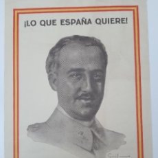 Carteles Guerra Civil: CARTEL FRANCO 1937. GUERRA CIVIL.. Lote 293970913