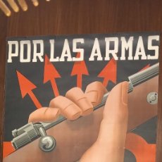 Carteles Guerra Civil: CARTEL ORIGINAL GUERRA CIVIL 1938 J CABANAS
