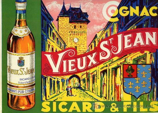 Carteles: DISPLAY COGNAC VIEUX ST. JEAN - Foto 1