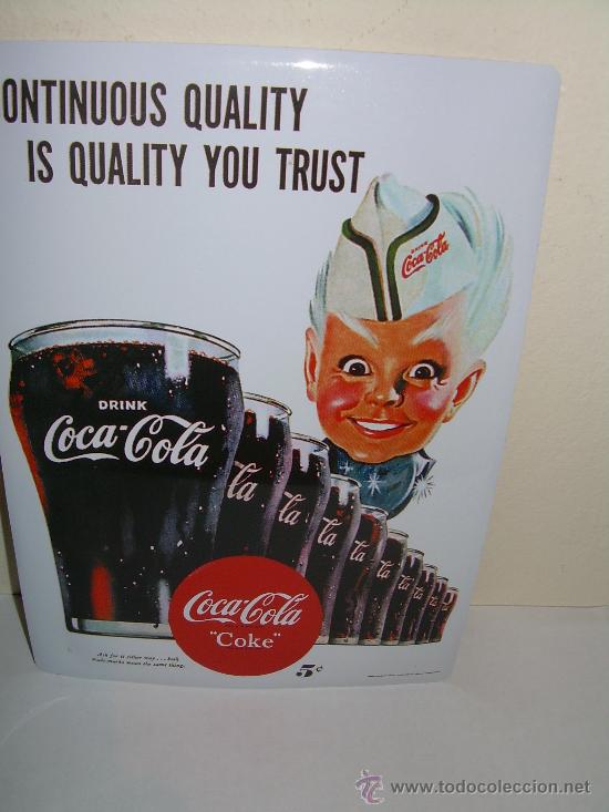 Posters: REPRODUCCION CHAPA COCA-COLA
