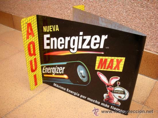 Carteles: Chapa ENERGIZER . (( Pieza muy coleccionable )) - Foto 1
