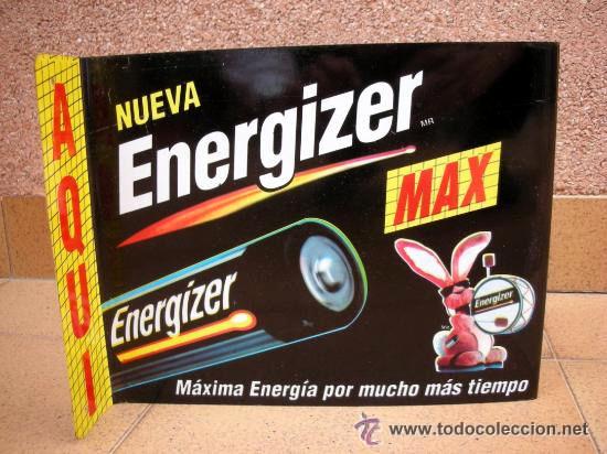 Carteles: Chapa ENERGIZER . (( Pieza muy coleccionable )) - Foto 2
