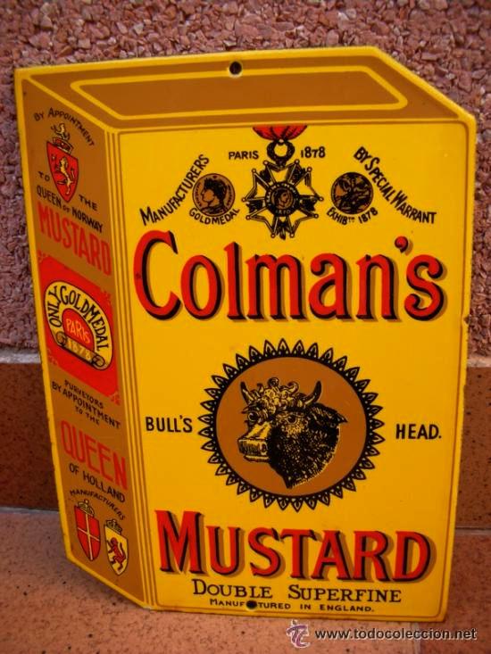 Carteles: Chapa esmaltada COLMANS .(( De Cine )) - Foto 1