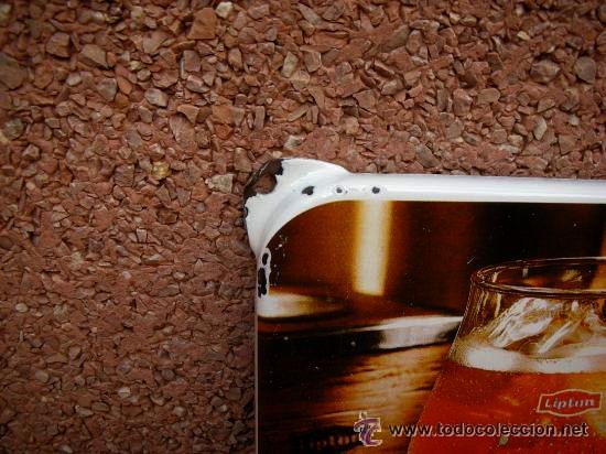 Carteles: Chapa esmaltada LIPTON . (( ESPECTACULAR )) - Foto 2