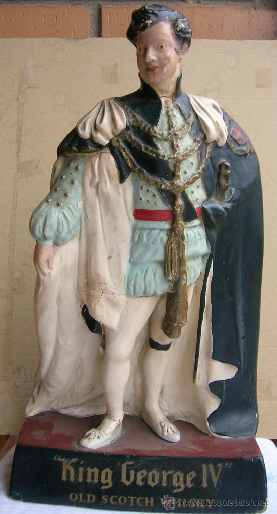 Posters: Tremenda mascota,muy rara,whisky King George IV,goma dura,buen tama&ntilde;o,original,el de las