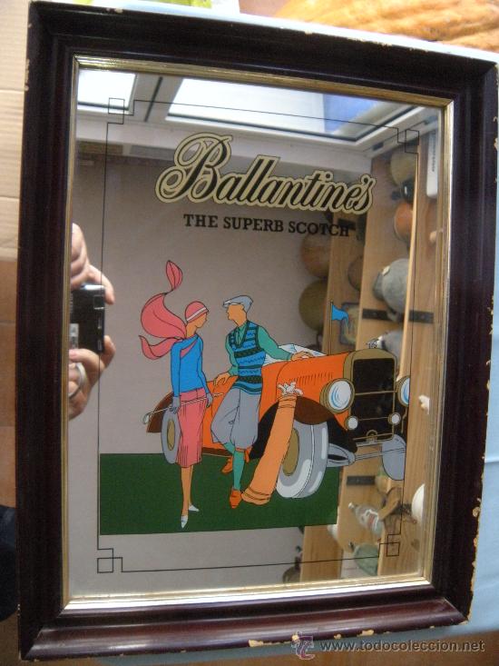 Carteles: ESPEJO WHISKY BALLANTINES - Foto 1