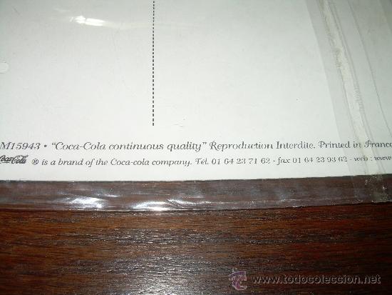 Carteles: REPRODUCCION CHAPA COCA-COLA - Foto 3