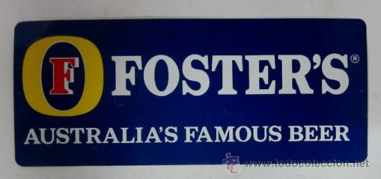 Affiches: CARTEL METALICO: CERVEZA FOSTER'S