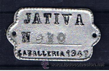 Affiches: CHAPA DE CABALLERIA 1947 XATIVA