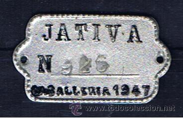 Affiches: CHAPA DE CABALLERIA 1947 XATIVA