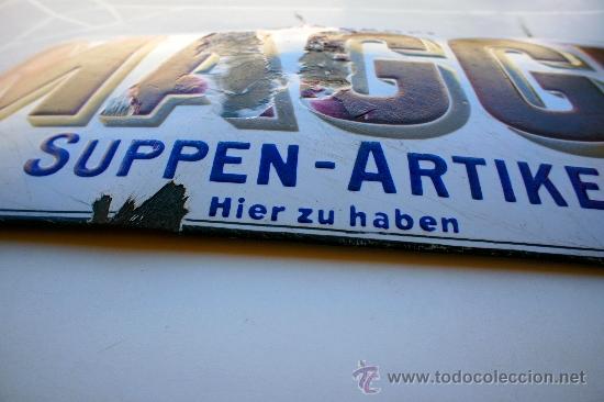 Carteles: Chapa esmaltada MAGGI - Foto 2