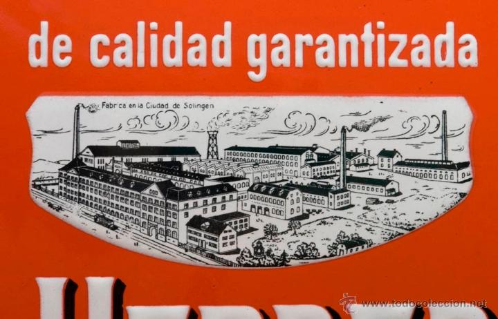 Carteles: Chapa esmaltada Navajas Herder - Foto 2