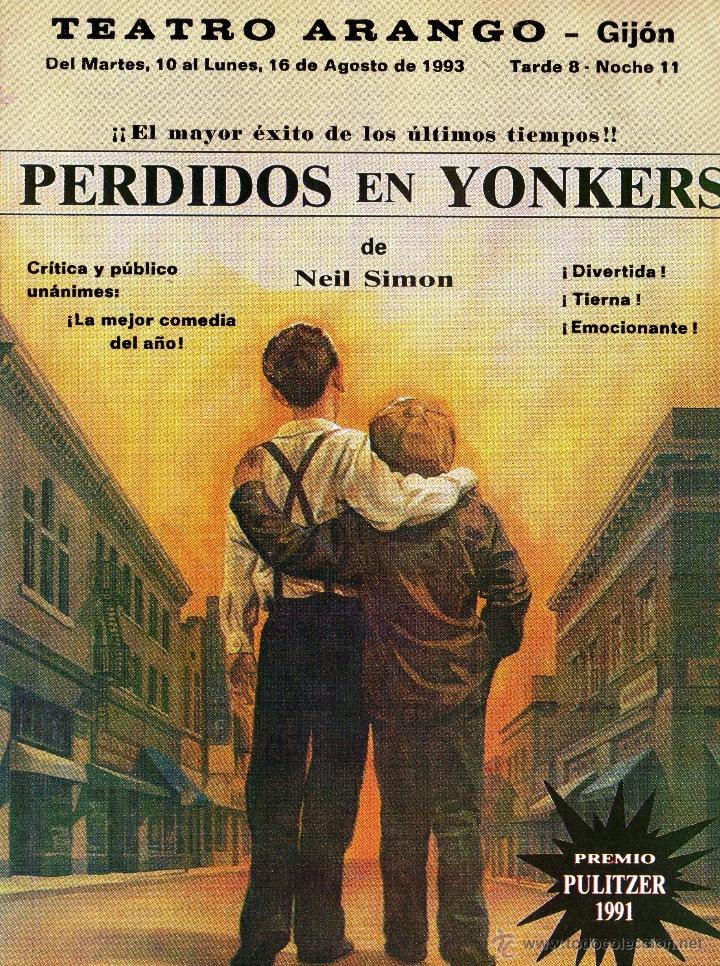 Carteles: PROGRAMA -PERDIDOS EN YONKERS- Mar&iacute;a Asquerino, Tina Sainz, etc. - Foto 1