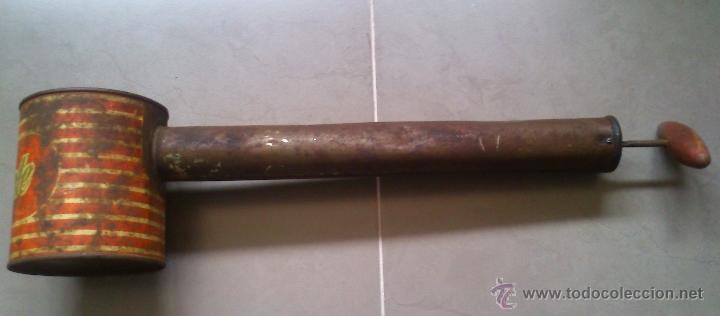 Affiches: Fumigador de Publicidad Cruz Verde,original,con bote,de &eacute;poca,buen objeto decorativo,