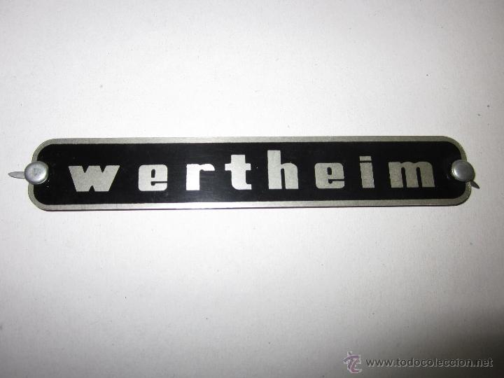 Carteles: CHAPA WERTHEIM - (V-324) - Foto 1