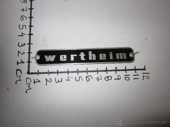 Carteles: CHAPA WERTHEIM - (V-324) - Foto 3