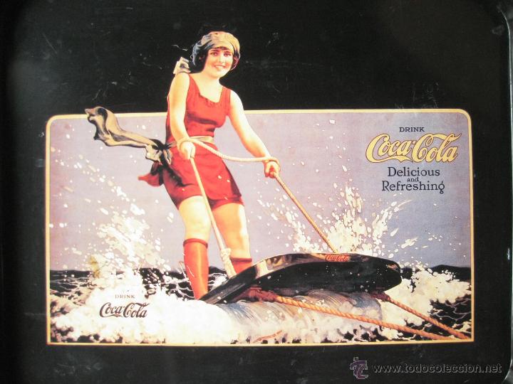 Carteles: BANDEJA DE CHAPA PUBLICITARIA DE COCA COLA - Foto 2