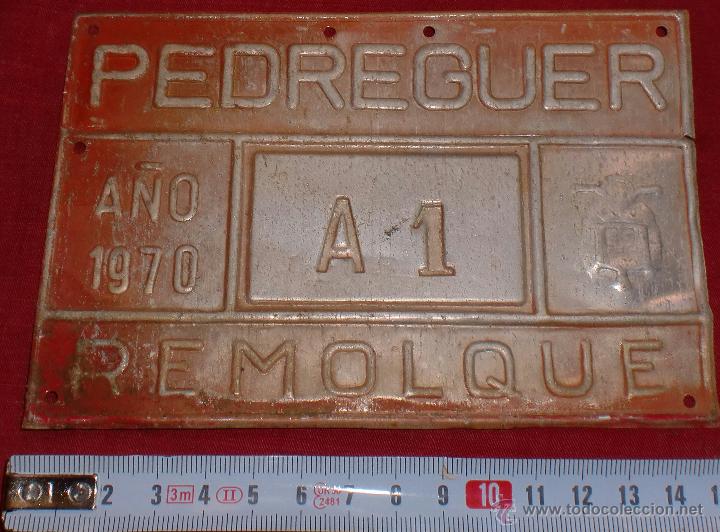 Carteles: Matricula pedreguer 1970 - Foto 1