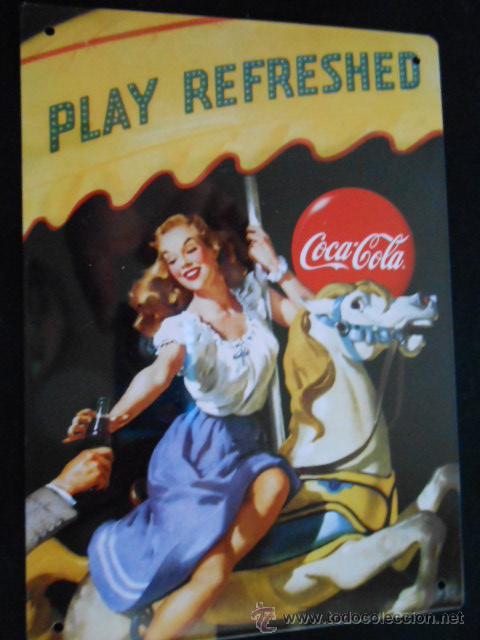 Carteles: CHAPA COCA COLA COLECCION - Foto 1
