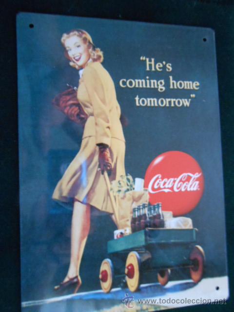 Carteles: CHAPA COCA COLA COLECCION - Foto 1