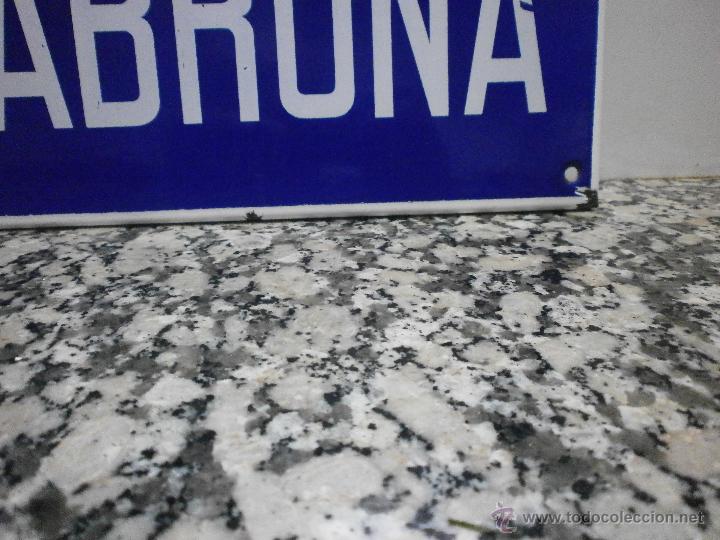 Carteles: CHAPA  METALICA ESMALTADA CARRER COMABRUNA - Foto 2