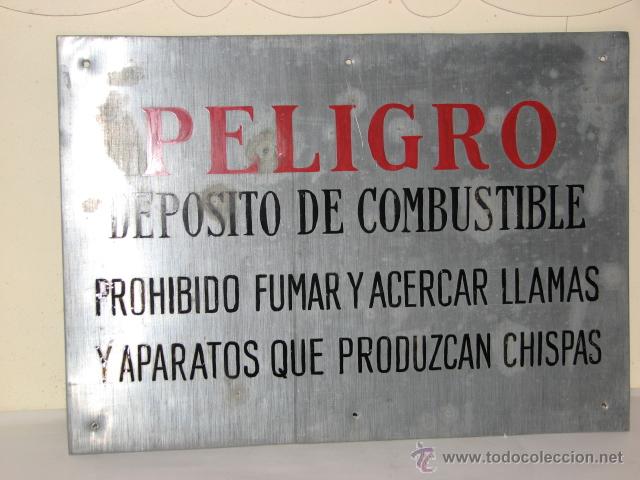 Carteles: PLACA MET&Aacute;LICA INFORMATIVA - Foto 2