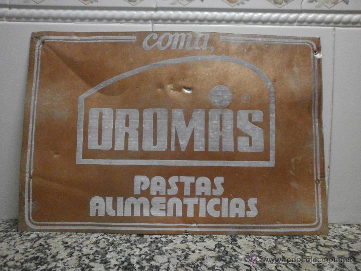 Affiches: ANTIGUA CHAPA PASTAS ALIMENTICIAS OROMAS