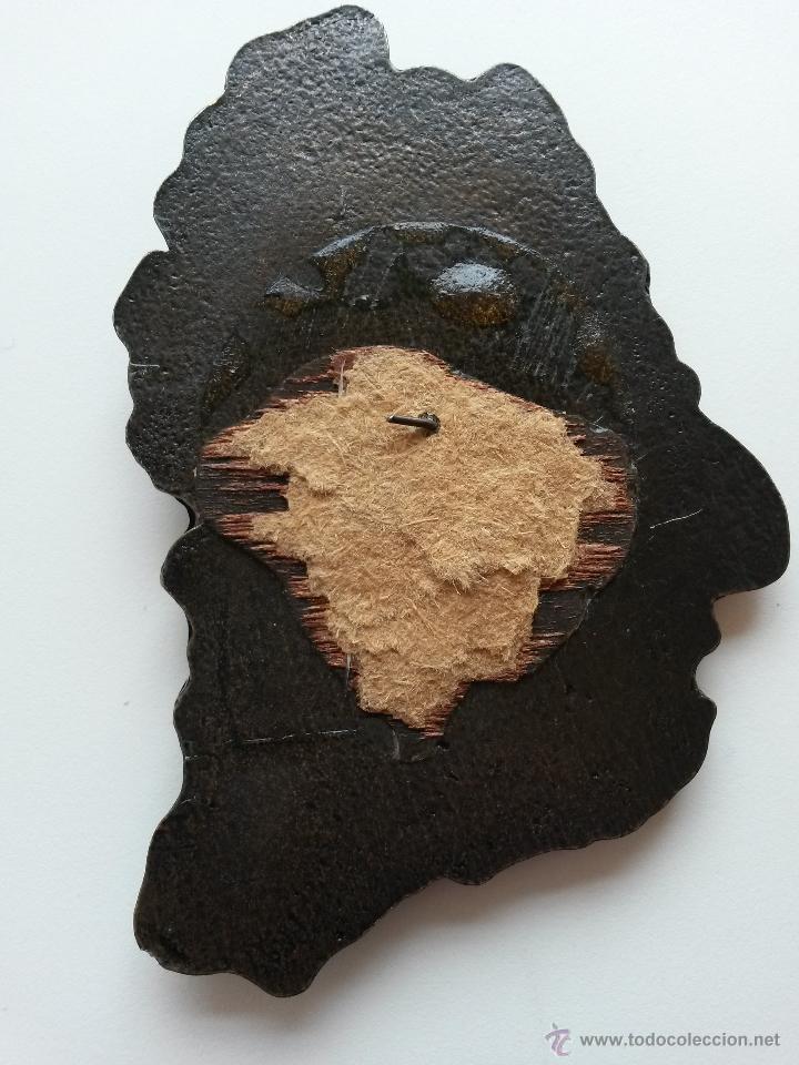 Carteles: Metal con el mapa provincia de leon de 13 x 9,5 cms - Foto 2