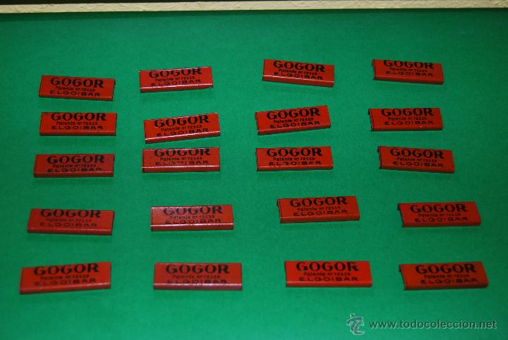 Plakate: VEINTE PEQUE&Ntilde;AS CHAPAS LITOGRAFIADAS GOGOR - ELGOIBAR - ESCOPETA - FERRETER&Iacute;A - HERRAMIENTA - CHAPA