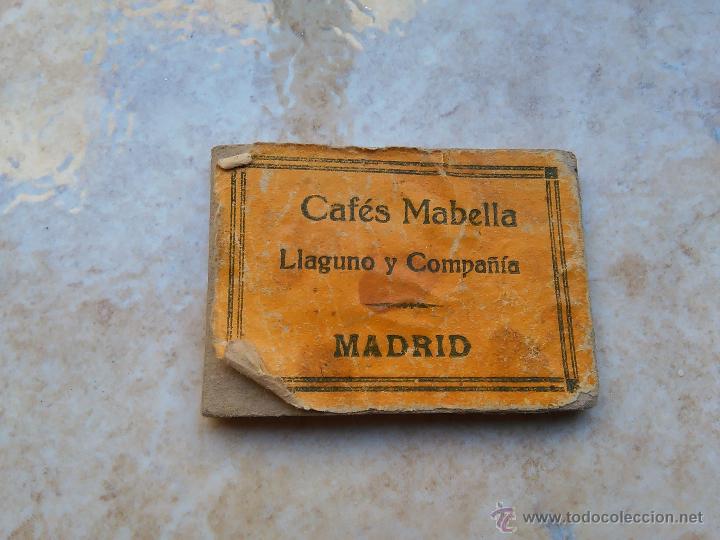 Affiches: ANTIGUO ESPEJO PUBLICITARIO DE CAF&Eacute;S MABELLA -- LLAGUNO Y COMPA&Ntilde;&Iacute;A -- MADRID -- A&Ntilde;OS 30?? 40??