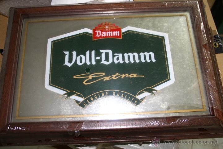 Affiches: ESPEJO VOLL DAMM. NUEVO . PLASTIFICADO.