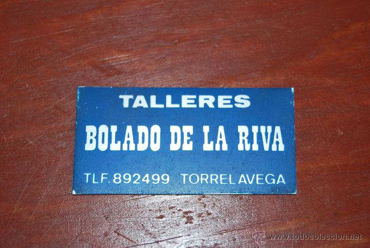 Plakate: PEQUE&Ntilde;A CHAPA LITOGRAFIADA - TALLERES BOLADO DE LA RIVA - TORRELAVEGA - CANTABRIA - T