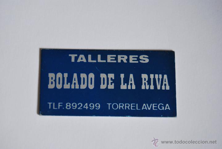 Plakate: PEQUE&Ntilde;A CHAPA LITOGRAFIADA - TALLERES BOLADO DE LA RIVA - TORRELAVEGA - CANTABRIA - T