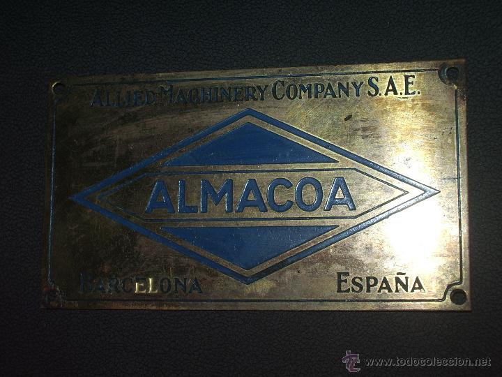 Carteles: CHAPA MAQUINARIA : ALMACOA - Foto 3