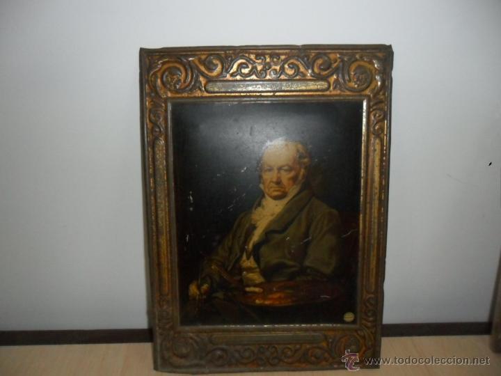 Plakate: CHAPA RETRATO DE GOYA  PUBLICIDAD CARAMELOS GOYA