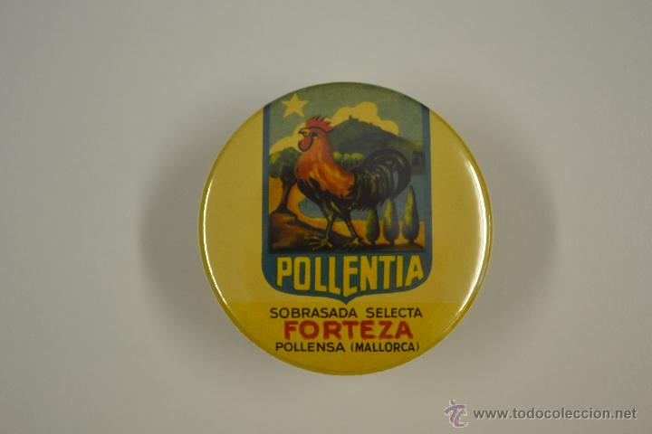 Plakate: PACK DE 5 IMANES DE 75MM DE DI&Aacute;METRO DE SOBRASADA FORTEZA. POLLENTIA. POLLENSA. MALLORCA