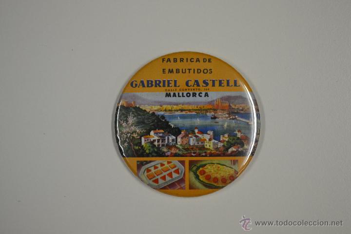 Plakate: PACK DE 5 IMANES DE 75MM DE DI&Aacute;METRO DE EMBUTIDOS GABRIEL CASTELL. MALLORCA