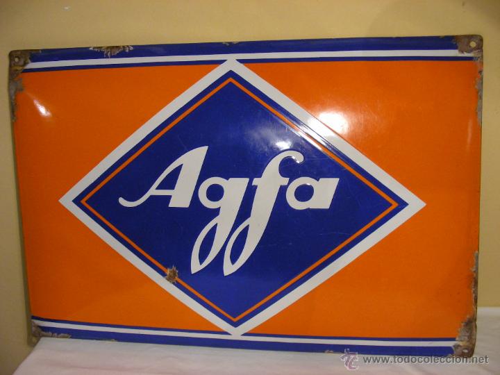 Carteles: Chapa esmaltada de Agfa, 1930 - Foto 1