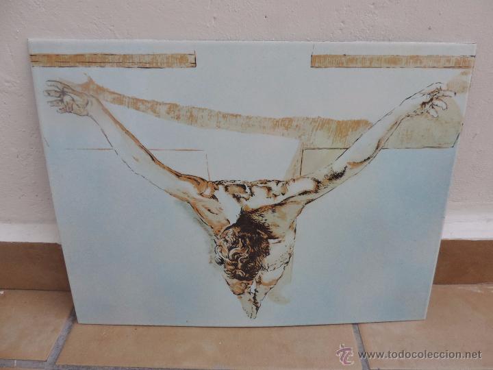 Affiches: PRECIOSA CHAPA O CARTEL ESMALTADA , ESMALTADO,PORCELANICA, CRISTO DE SAN JUAN, DAL&Igrave;