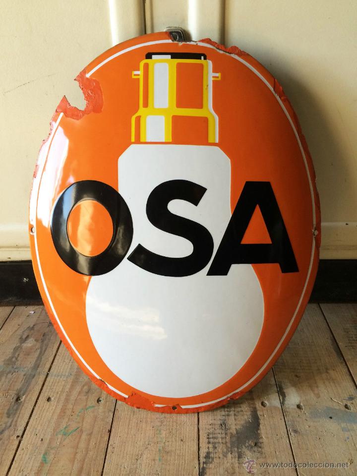 Affiches: Placa esmaltada OSA. 1930-1940