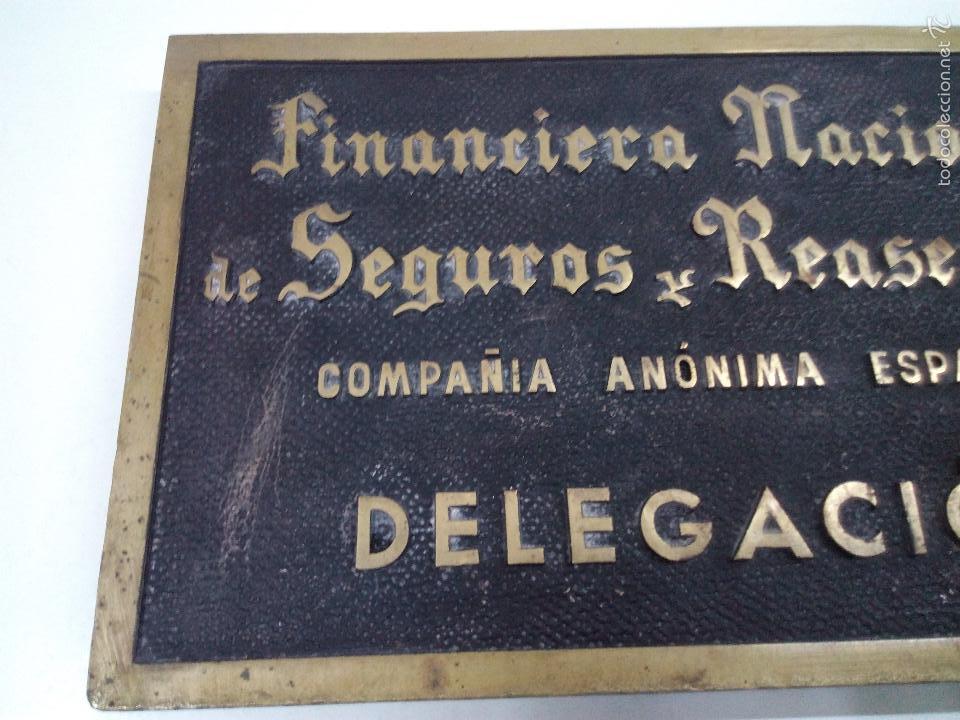 Carteles: PLACA O CHAPA . FINANCIERA NACIONAL DE SEGUROS Y REASEGUROS . DELEGACION - Foto 11