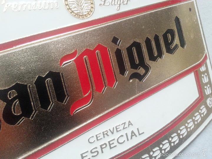 Carteles: SAN MIGUEL. CERVEZA.PLACA. - Foto 3