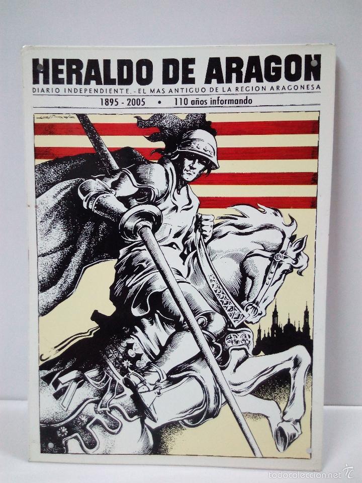 Carteles: CHAPA HERALDO DE ARAGON - Foto 1