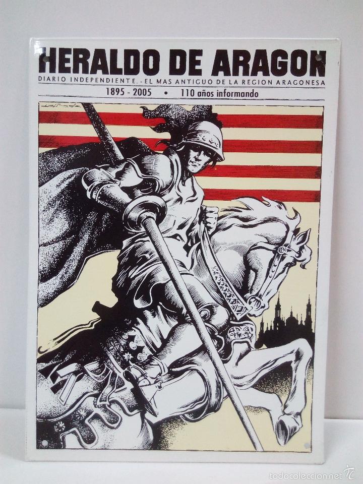 Carteles: CHAPA HERALDO DE ARAGON - Foto 1