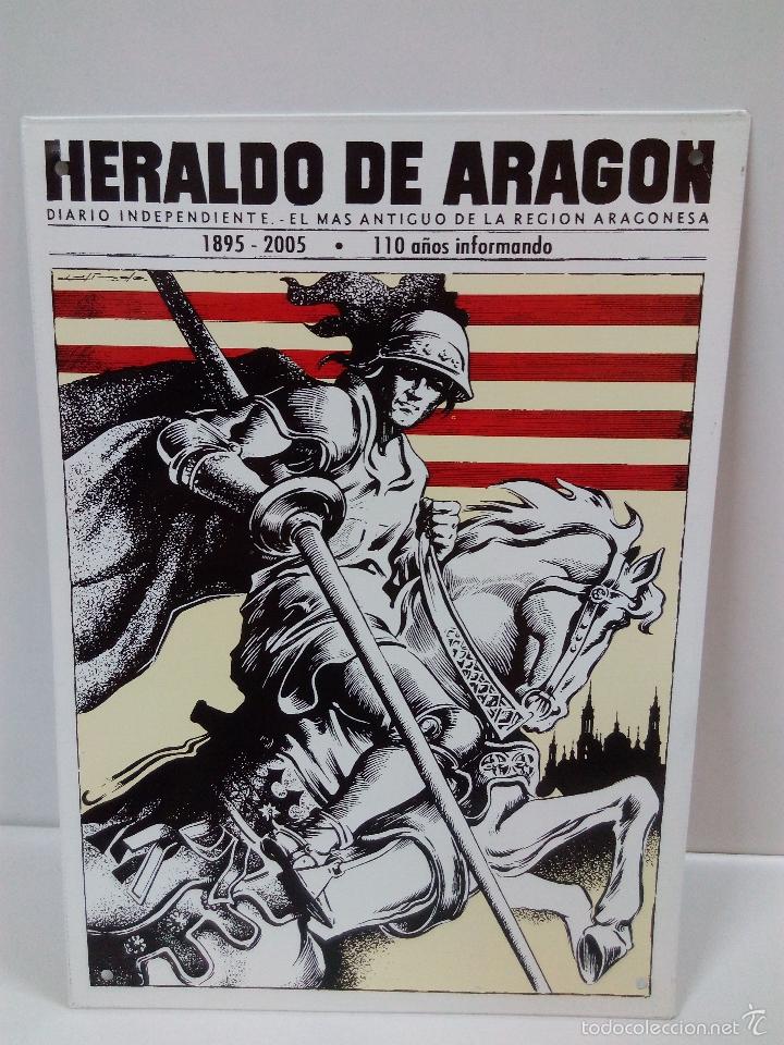 Carteles: CHAPA HERALDO DE ARAGON - Foto 2