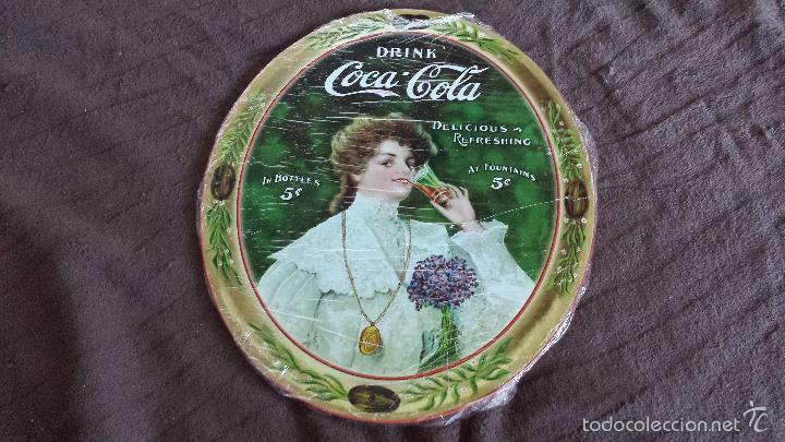 Posters: CARTEL DE CHAPA PUBLICITARIO MARCA REFRESCOS COCA COLA