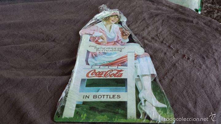Affiches: CARTEL DE CHAPA PUBLICITARIO MARCA REFRESCOS COCA COLA