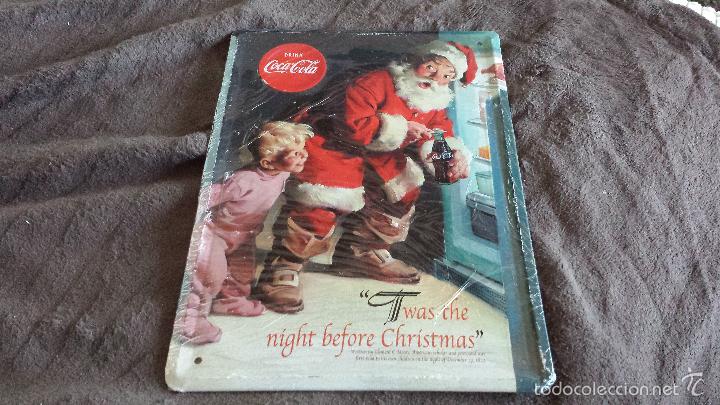 Affiches: CARTEL DE CHAPA PUBLICITARIO MARCA REFRESCOS COCA COLA