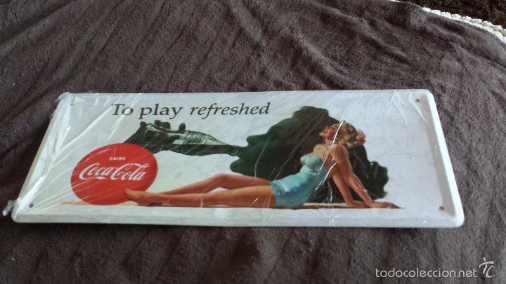 Affiches: CARTEL DE CHAPA PUBLICITARIO MARCA REFRESCOS COCA COLA